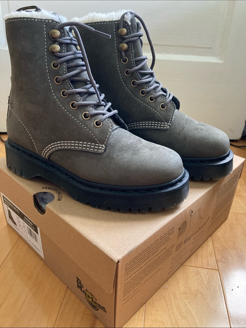 Women’s Dr. Martens 1460 Pascal Boots in Gunmetal size 7